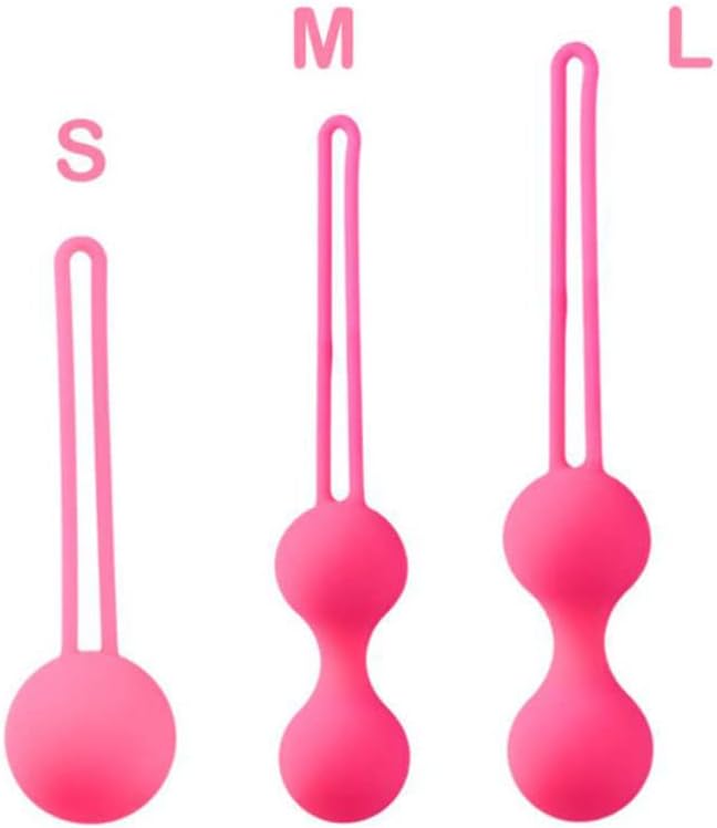 3 pcs Set KE-Gel Ball Weight Massager for Women Beginner Pelvic Floor Muscles Trainer Ben Wall Ball Massage Weight Exercise for Tightening