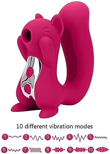 Rose Tongue Vibrant Licker Rose Squirrel Rechargeable Adult Toys for Women-Purple Powerful Tongue Suck & Lick 10 Mode Nipple Sucker G Sucking Toy for Women Couples (Rose red)